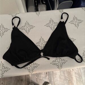 Black Triangle Bikini Top